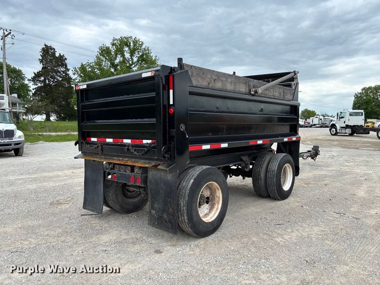 image for item FC5710 1996 Wheeler end dump pup trailer