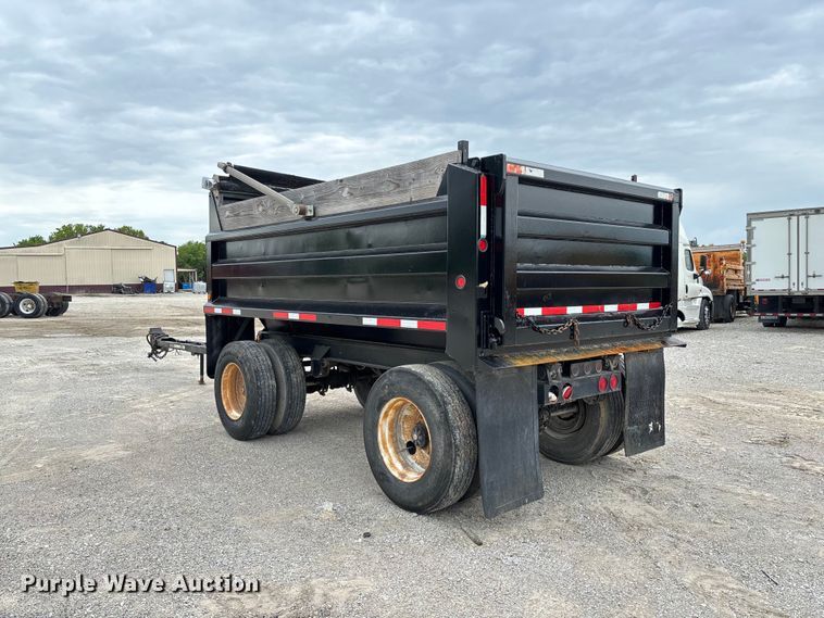 image for item FC5710 1996 Wheeler end dump pup trailer