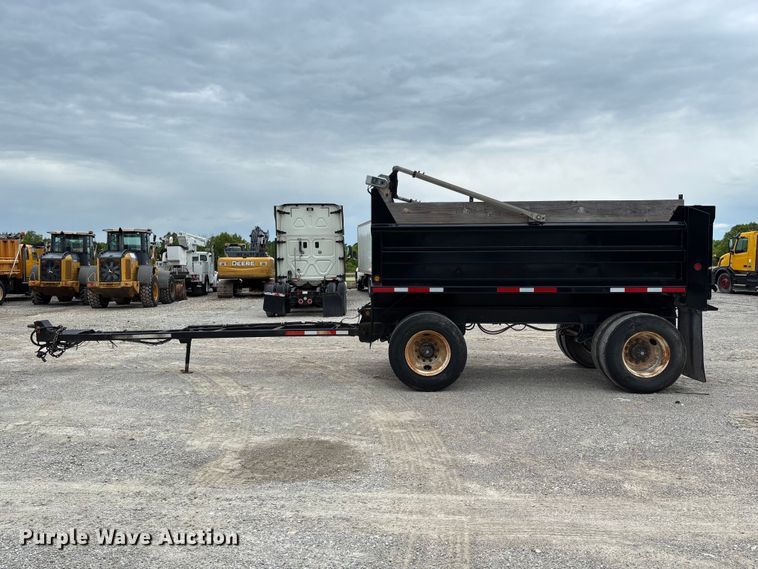 image for item FC5710 1996 Wheeler end dump pup trailer