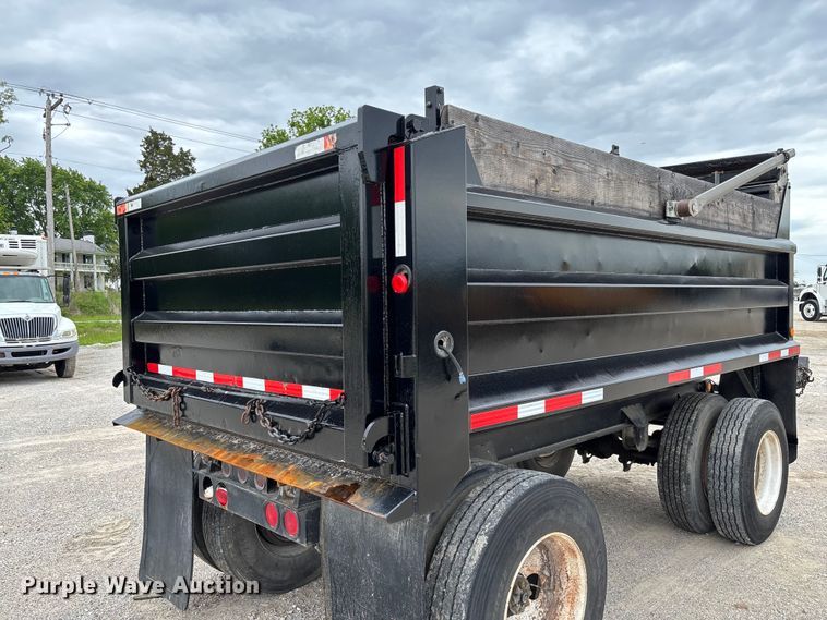 image for item FC5710 1996 Wheeler end dump pup trailer
