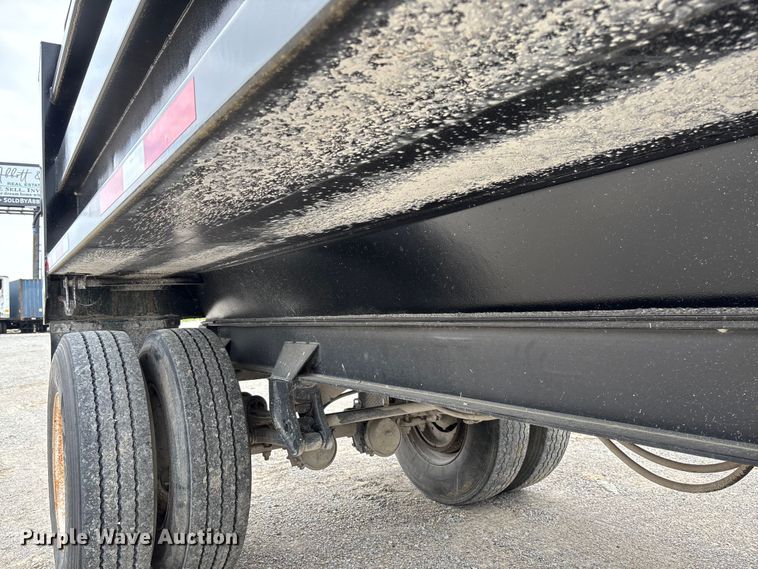 image for item FC5710 1996 Wheeler end dump pup trailer
