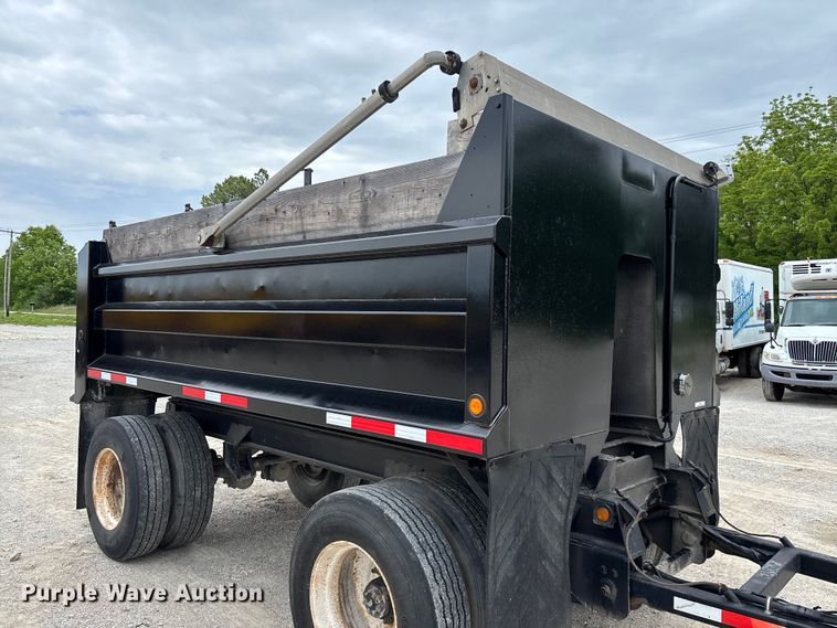 image for item FC5710 1996 Wheeler end dump pup trailer