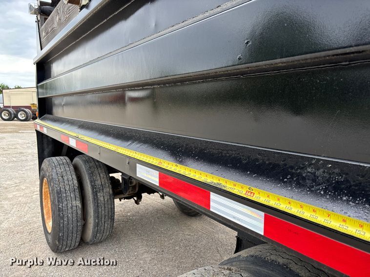 image for item FC5710 1996 Wheeler end dump pup trailer