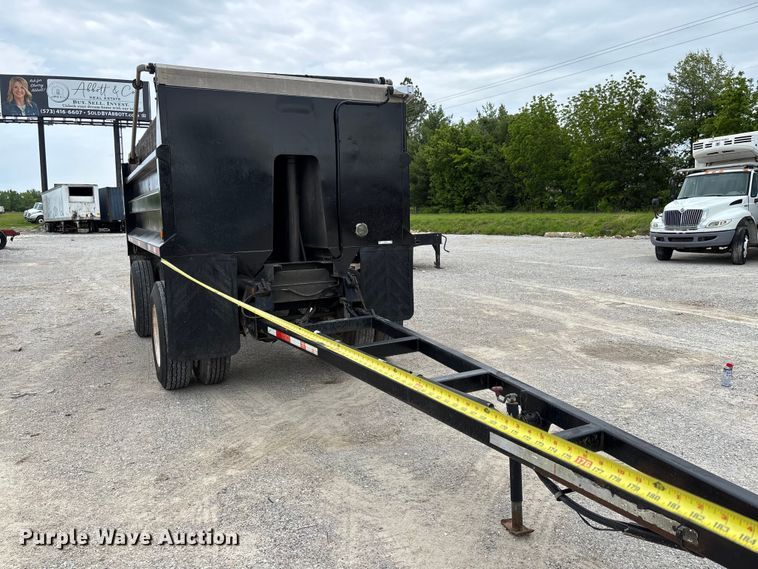 image for item FC5710 1996 Wheeler end dump pup trailer