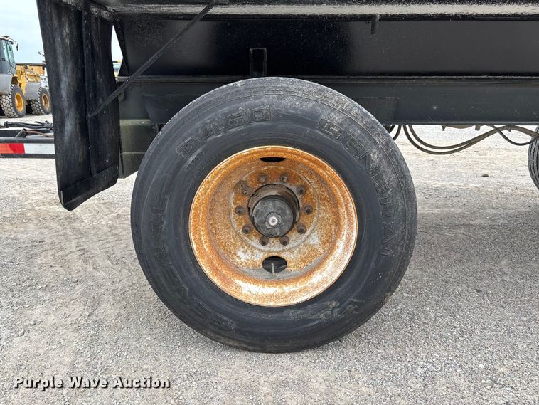 image for item FC5710 1996 Wheeler end dump pup trailer