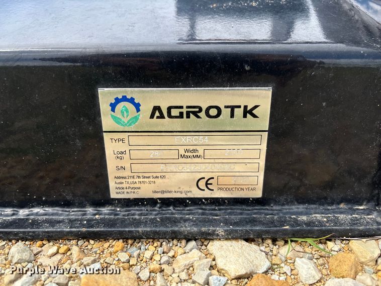 image for item FC5939 2023 Agrotk EXRC54 excavator rotary mower