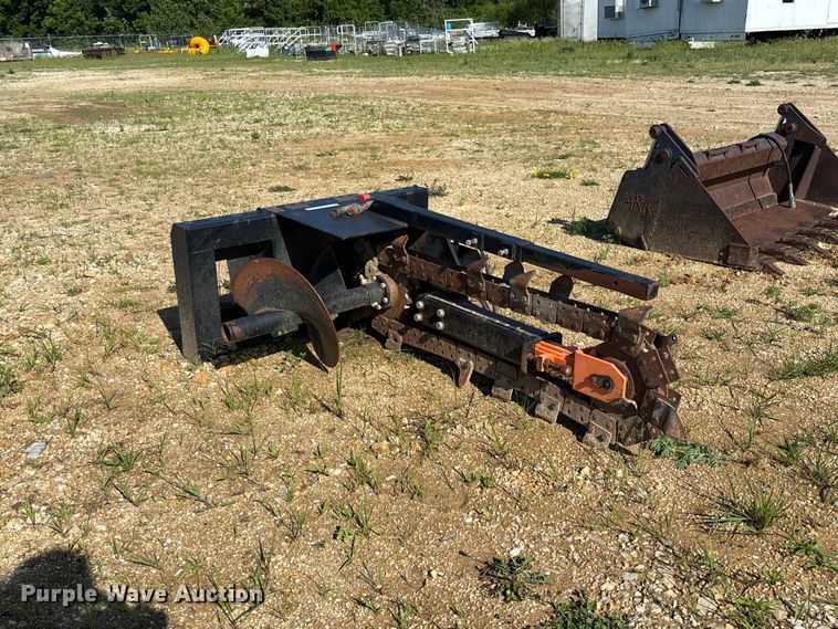 image for item FC5950 Mower King ECSSCT72 skid steer trencher