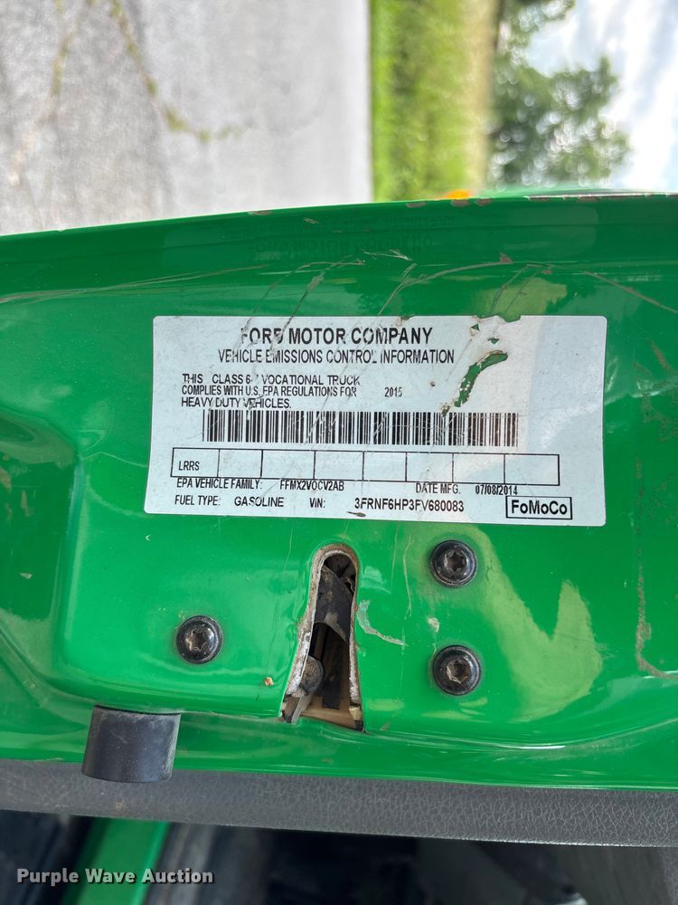 image for item FG0464 2015 Ford F650 Super Duty dump truck