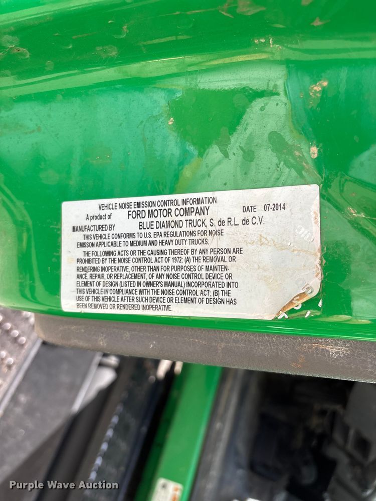 image for item FG0464 2015 Ford F650 Super Duty dump truck