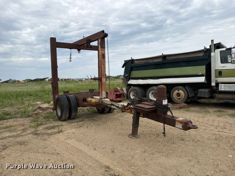 image for item FK0238 Shop Built winch trailer