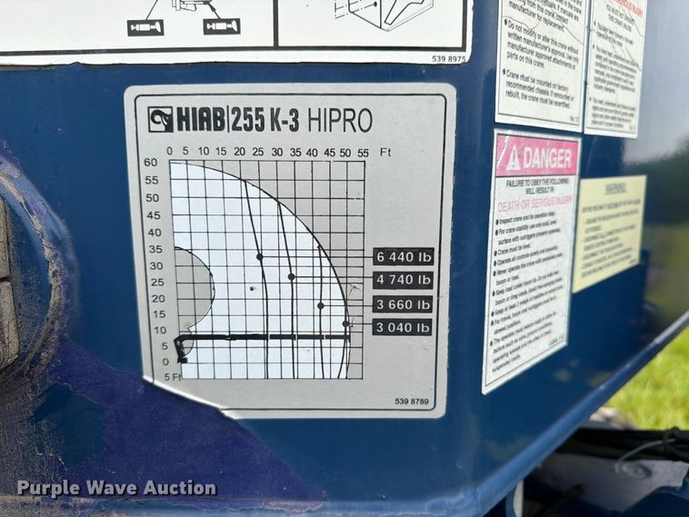 image for item FK3085 2007 Hiab 255K truck mounted crane
