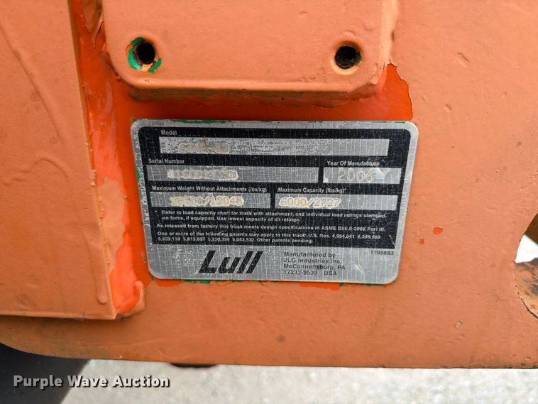 image for item FK4032 2006 Lull 644E-42 telehandler