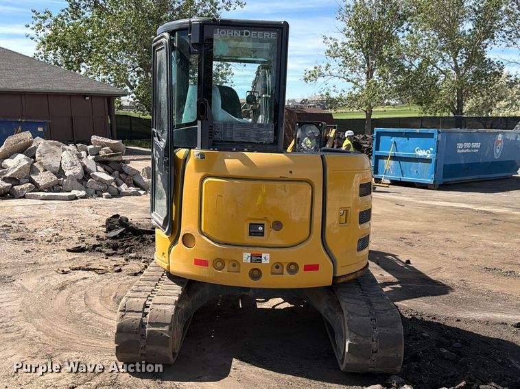 image for item FM7531 2020 John Deere 50G mini excavator