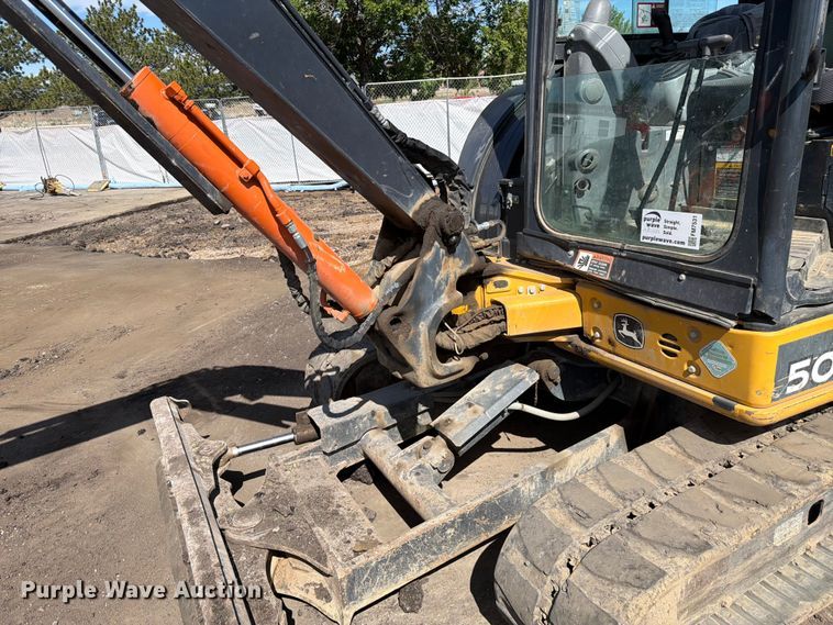 image for item FM7531 2020 John Deere 50G mini excavator