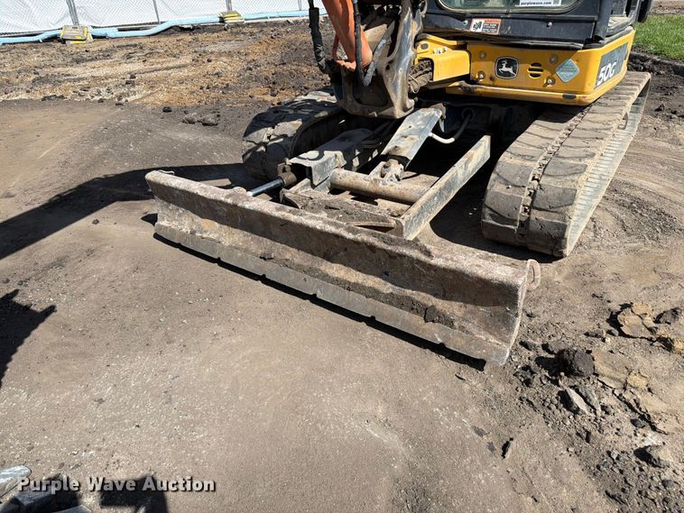 image for item FM7531 2020 John Deere 50G mini excavator