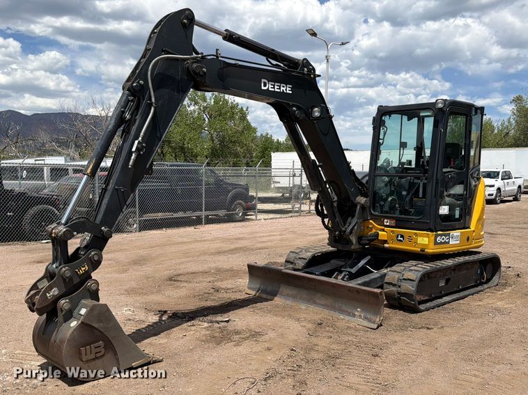 image for item FM7540 2021 John Deere 60G mini excavator