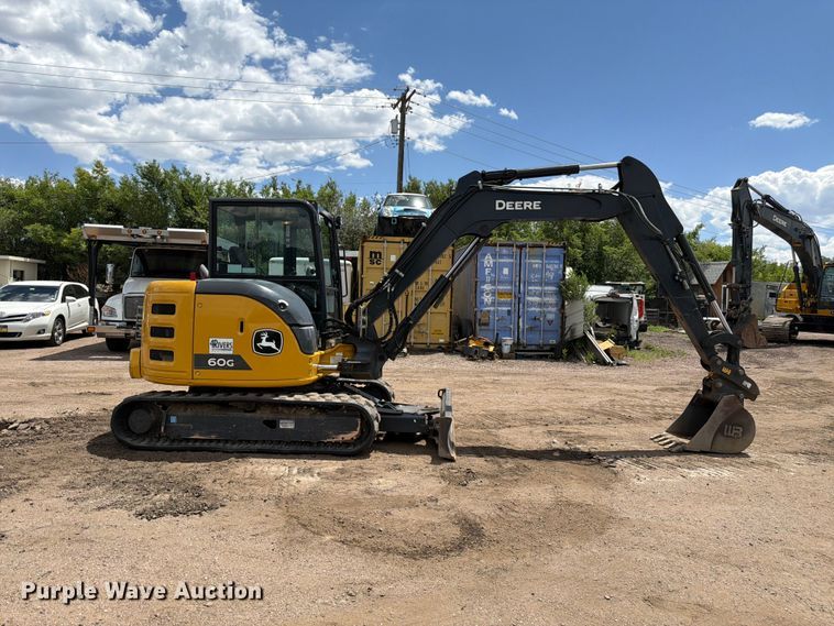 image for item FM7540 2021 John Deere 60G mini excavator