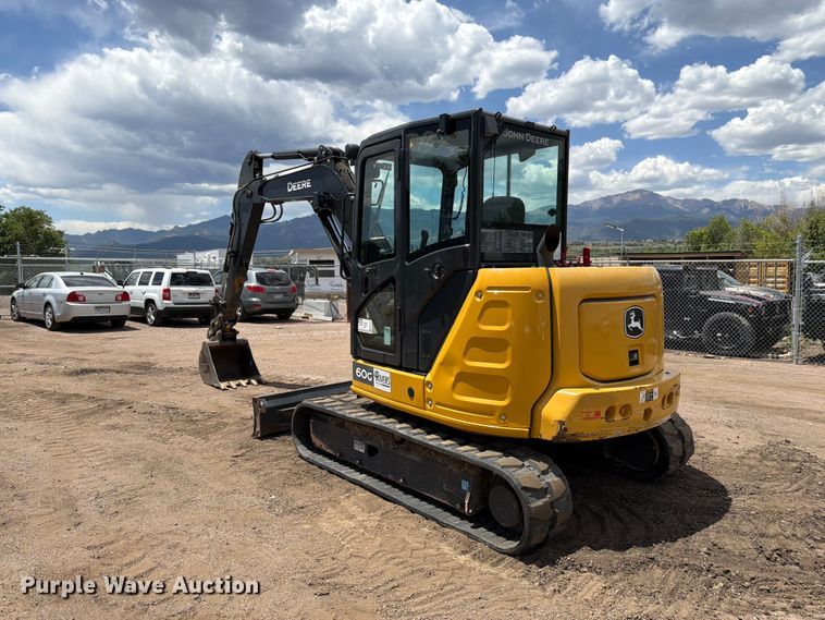 image for item FM7540 2021 John Deere 60G mini excavator