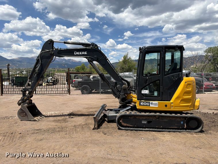 image for item FM7540 2021 John Deere 60G mini excavator