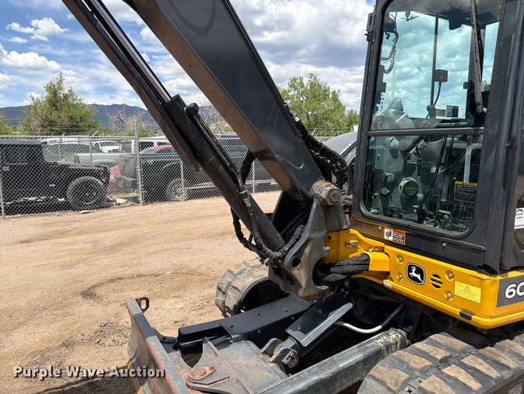 image for item FM7540 2021 John Deere 60G mini excavator