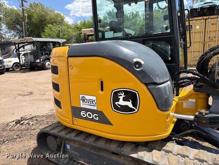 image for item FM7540 2021 John Deere 60G mini excavator