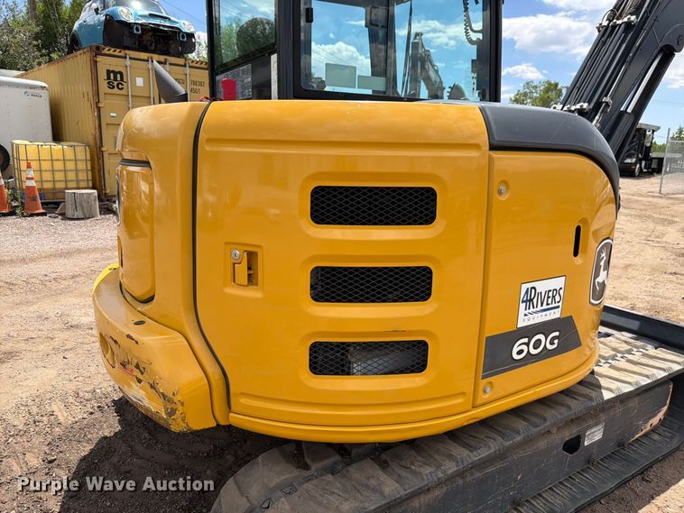 image for item FM7540 2021 John Deere 60G mini excavator