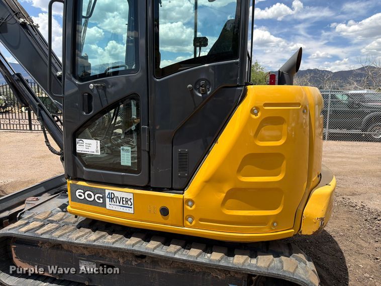 image for item FM7540 2021 John Deere 60G mini excavator