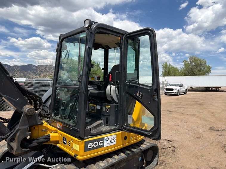 image for item FM7540 2021 John Deere 60G mini excavator