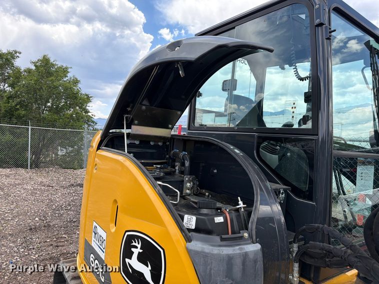 image for item FM7540 2021 John Deere 60G mini excavator