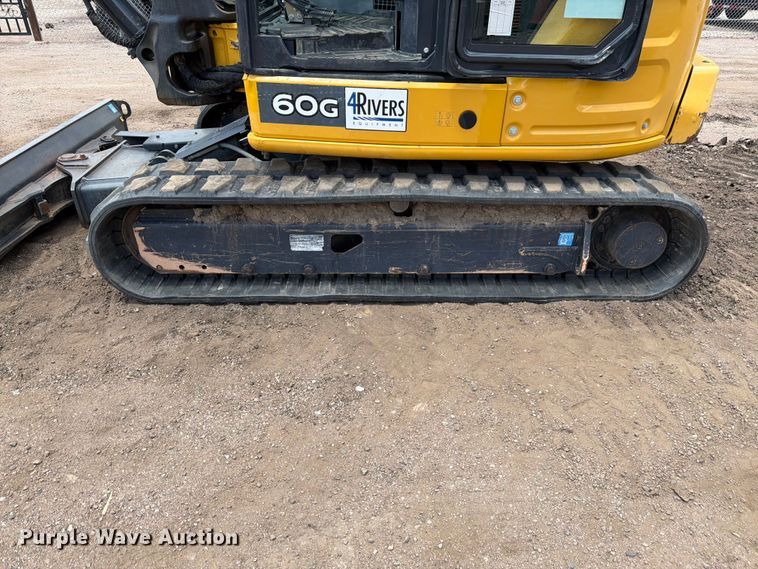 image for item FM7540 2021 John Deere 60G mini excavator