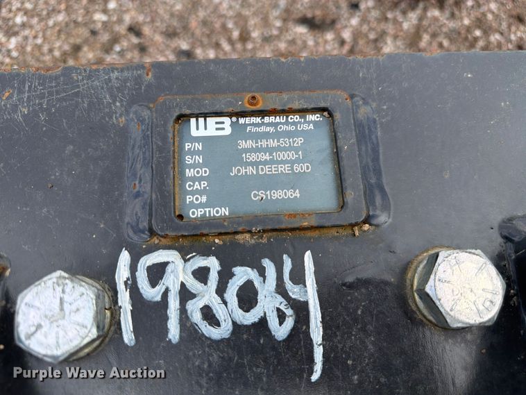 image for item FM7540 2021 John Deere 60G mini excavator