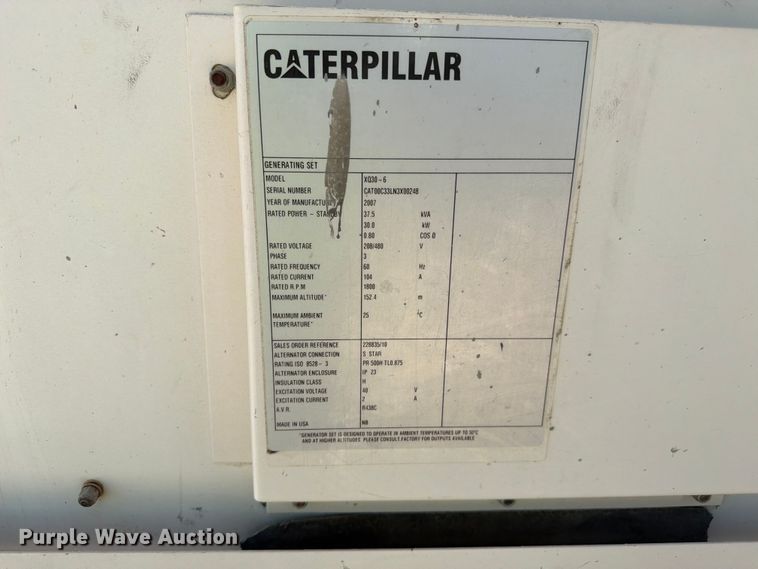 image for item FM7546 Caterpillar C3.3 generator 