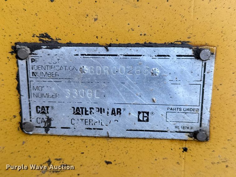 image for item NA9386 1997 Caterpillar 330BL excavator