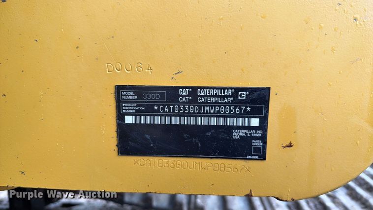 image for item NA9387 2006 Caterpillar 330D excavator