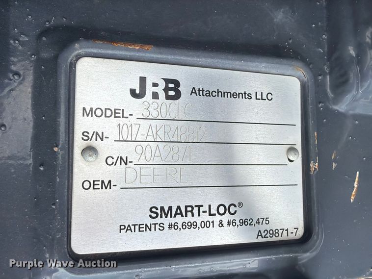 image for item NA9479 JRB 330CLC quick coupler