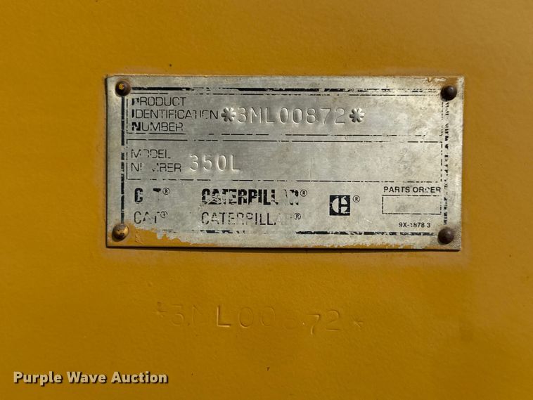 image for item ND9492 Caterpillar 350 L excavator