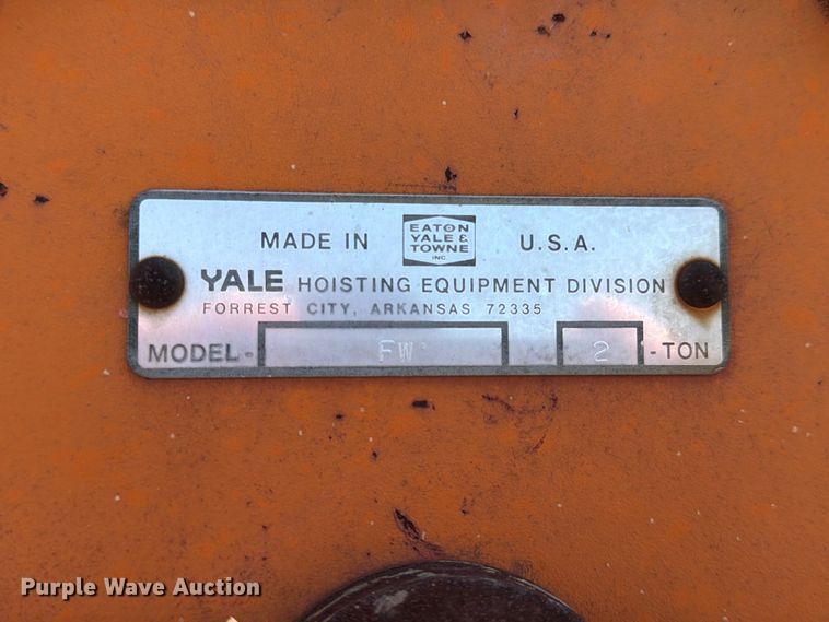 image for item NJ9033 Overhead crane frame