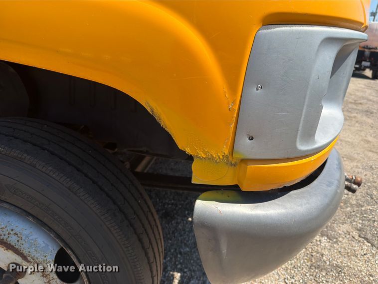 image for item NJ9043 2007 Chevrolet C4500 Crew Cab dump flatbed truck