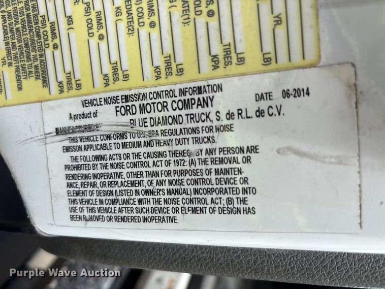 image for item YA2815 2015 Ford F650 Super Duty chipper truck