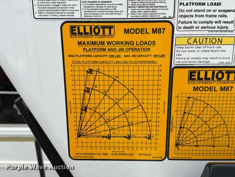 image for item YA3164 2023 Freightliner Business Class M2 bucket truck