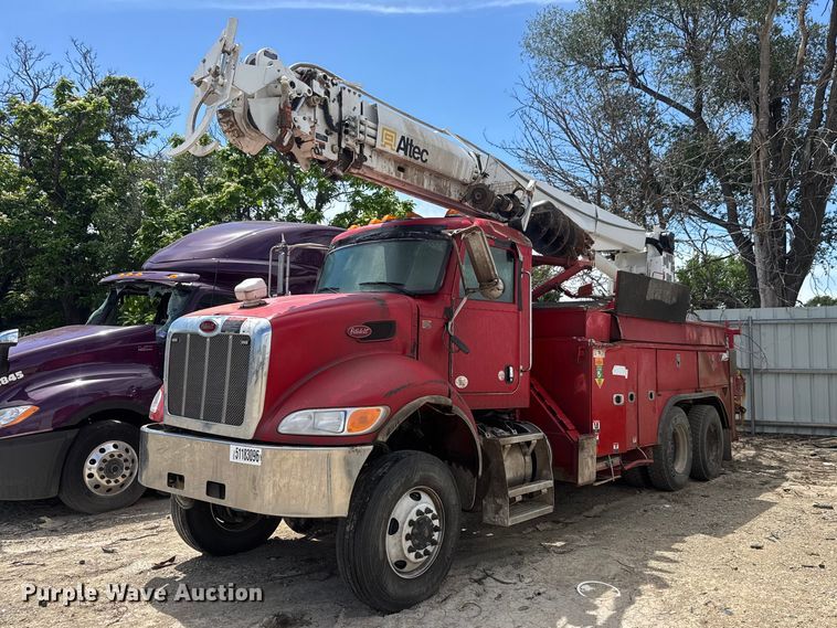 image for item YA3425 2021 Peterbilt 348 digger derrick truck