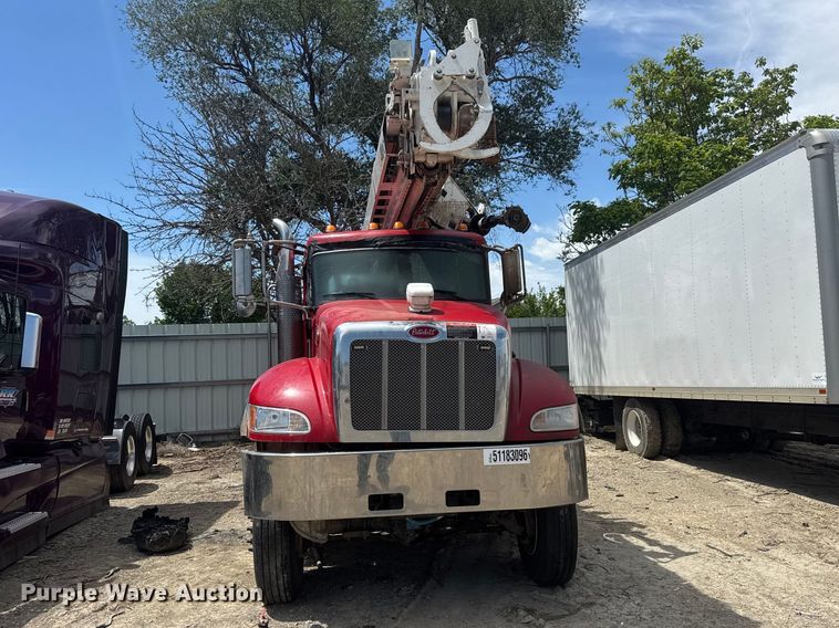 image for item YA3425 2021 Peterbilt 348 digger derrick truck