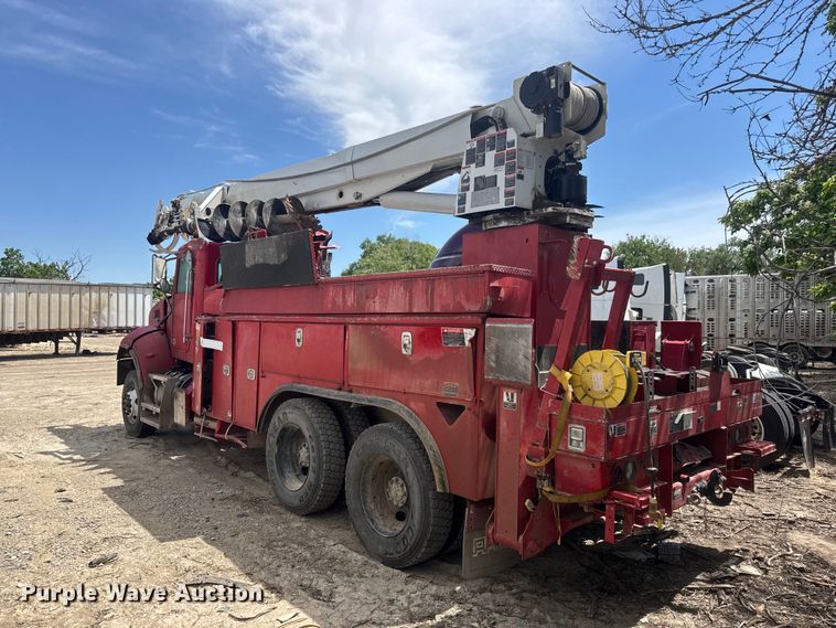 image for item YA3425 2021 Peterbilt 348 digger derrick truck