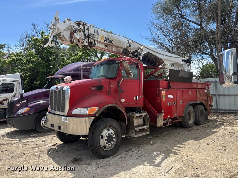 image for item YA3425 2021 Peterbilt 348 digger derrick truck