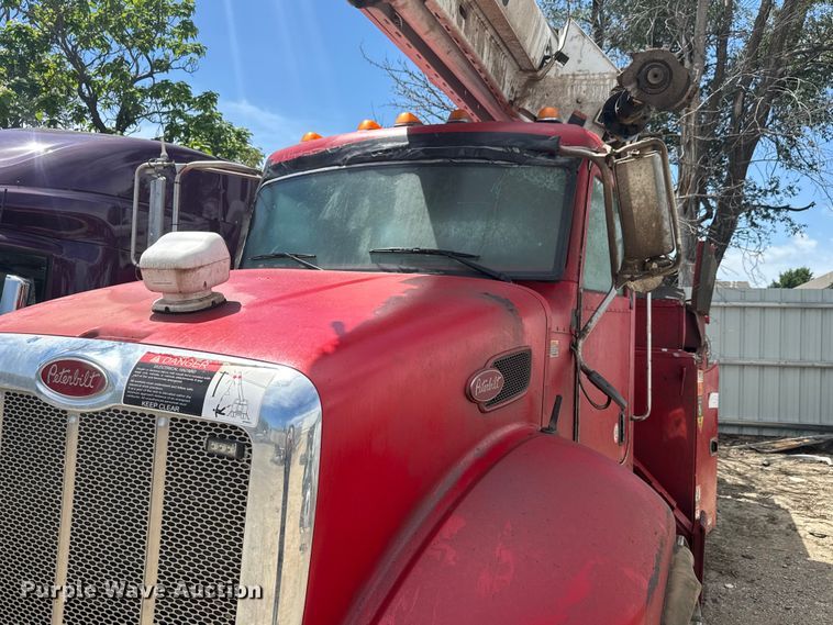 image for item YA3425 2021 Peterbilt 348 digger derrick truck