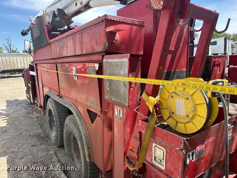 image for item YA3425 2021 Peterbilt 348 digger derrick truck