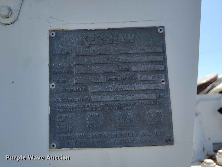 image for item YA3560 1986 Kershaw RC 130-1 crane truck
