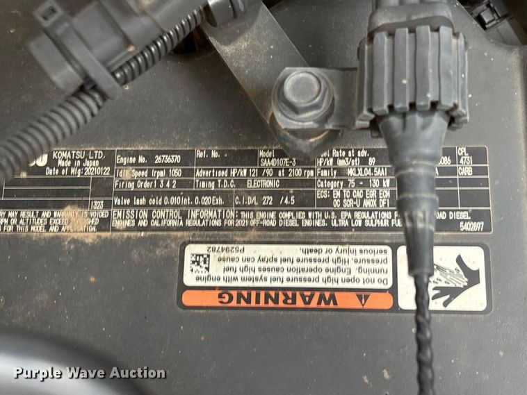 image for item YA3579 2021 Komatsu PC170LC-11 excavator