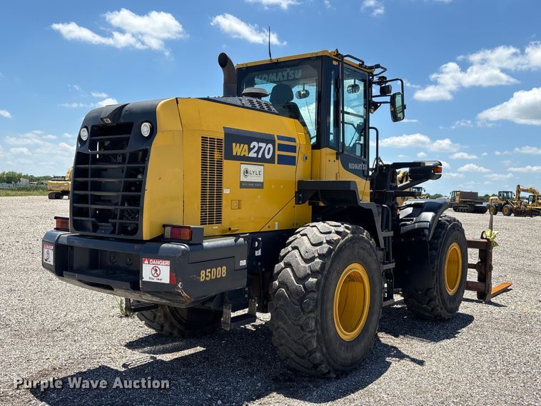 image for item YA3584 2021 Komatsu WA270 wheel loader