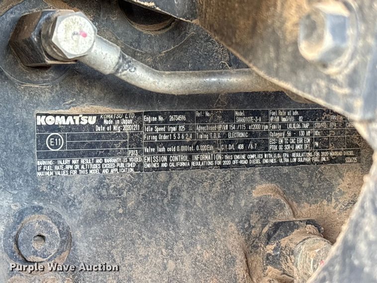 image for item YA3584 2021 Komatsu WA270 wheel loader